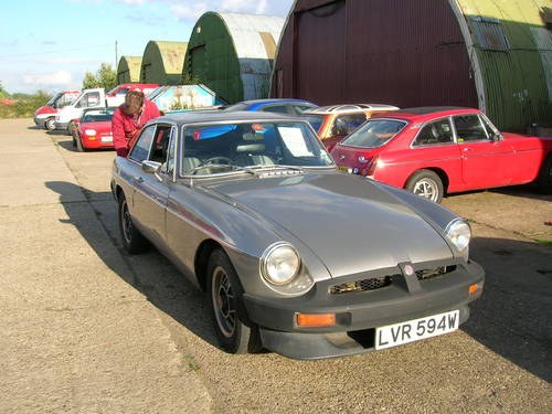 1981 mgb gt le pewter metallic SOLD