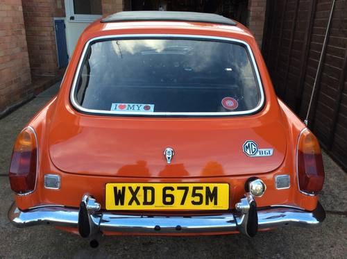 MGB GT 1.8 (1973) , chrome bumpers, Tax exempt SOLD