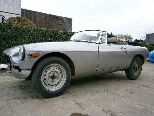 MG B - 1980 - Restoration project - LHD For Sale