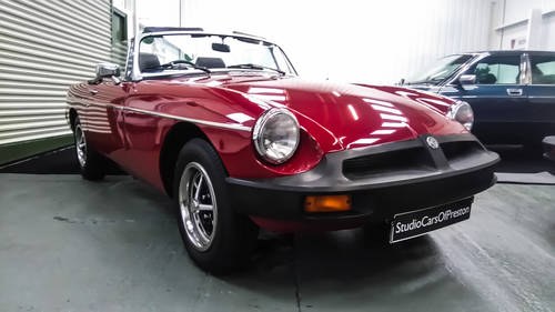 1978 MGB Roadster in lovely original condition. NOW SOLD