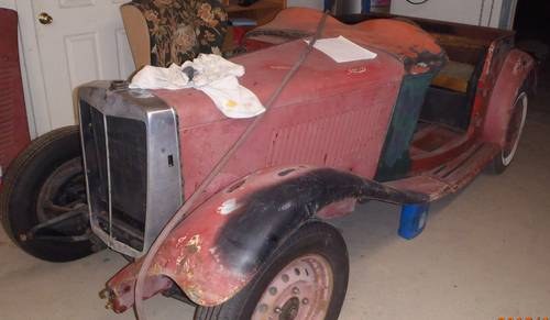 1952 MG TD genuine ex Californian project for sale For Sale