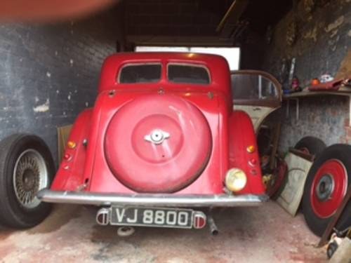 1936 MG SA Saloon. Sale due to bereavement. For Sale