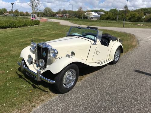 1952 As New MG TD ivory coleur SOLD For Sale