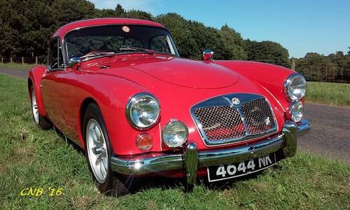 1960 MGA ROADSTER 1600 MK I COUPE.5 Speed gearbox. For Sale