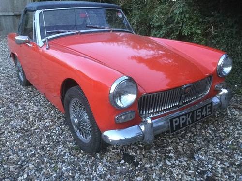 1967 MG Midget MK3 with PME 1330cc engine For Sale