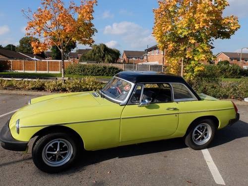 1976 MG MGB 1.8 Roadster 2dr For Sale