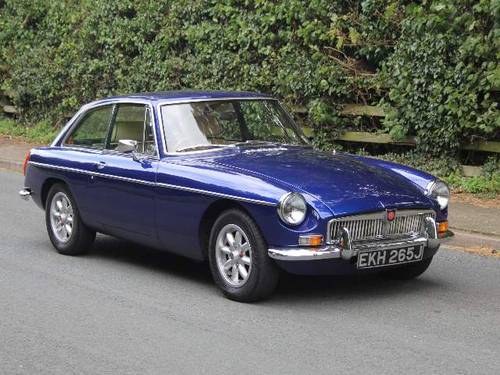1970 MGB GT - Air Con, O/D, Met Paint, Minilights, Leather trim SOLD