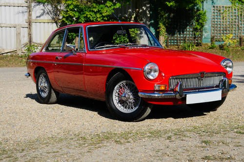 1976 MGB GT Radiant Red 4 speed with Overdrive For Sale