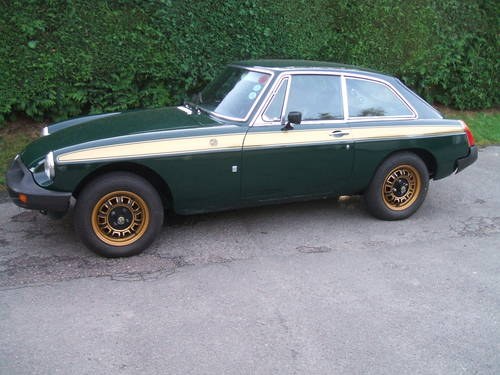 1975 MGB Jubilee edition. For Sale