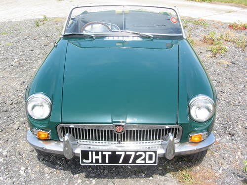 1966 MG B Roadster with overdrive SOLD