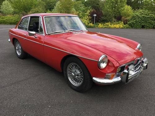 **JUNE AUCTION** 1972 MGB GT For Sale by Auction