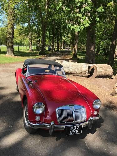 1958 rust free UK Registered MGA For Sale