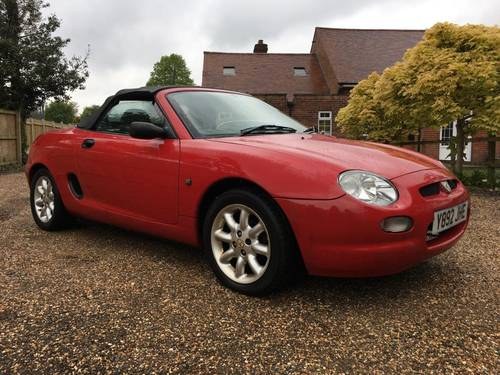 **JUNE AUCTION** 2001 MG F Sports For Sale by Auction