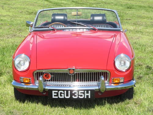 1969 MG B Roadster large history file  For Sale