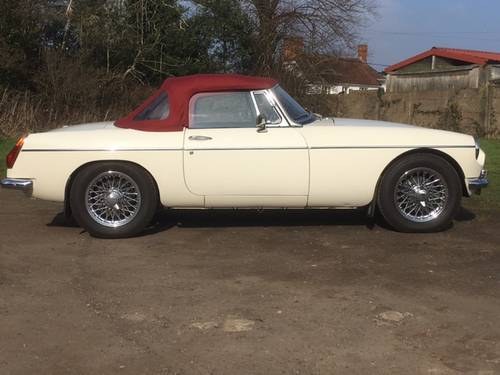 MG B Roadster, White, 1972, Heritage Shell SOLD