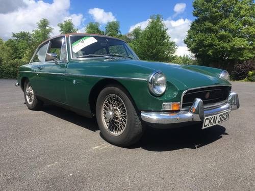 **JUNE AUCTION** 1972 MG BGT For Sale by Auction