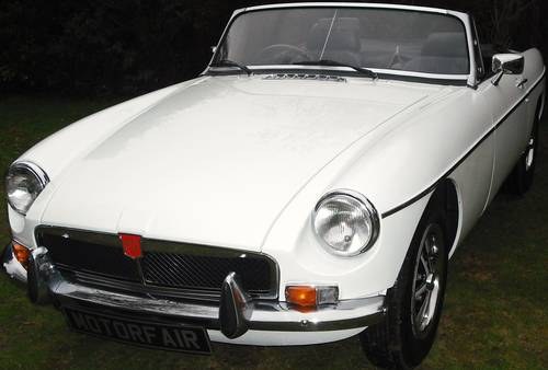 1972 MG MGB 1.8 ROADSTER HISTORIC ROAD TAX, OVERDRIVE, STUNNING For Sale