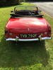1968 MGC Tartan Red Roadster with original number plate For Sale