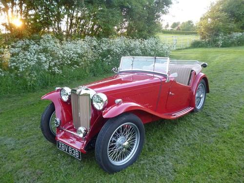 1948 MG TC - Superb Condition, Numbers Matching SOLD