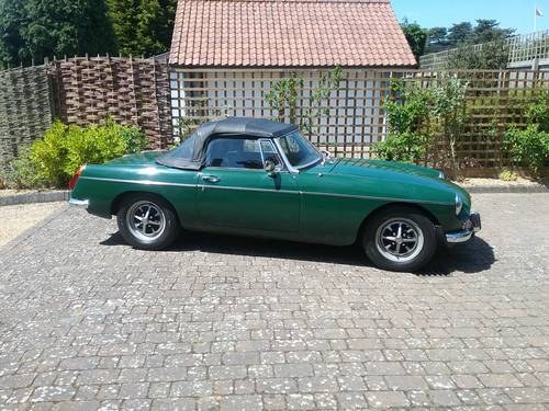 1971 MGB Roadster in British Racing Green For Sale