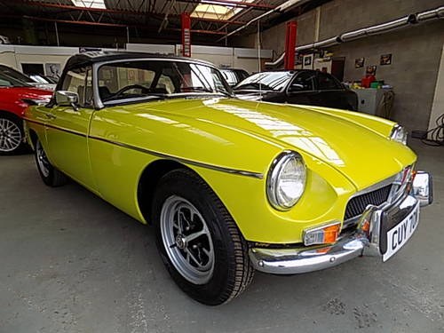 1974 MG MGB ROADSTER CHROME BUMPER 70k 3 OWNERS SOLD