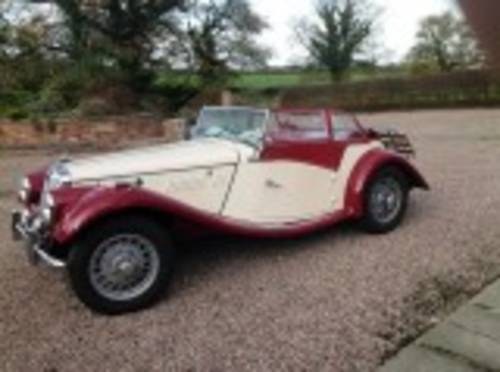 1954 MG TF Roadster For Sale by Auction