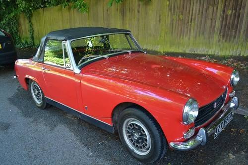 MG Midget 1970 - To be auctioned 28-07-17 For Sale by Auction