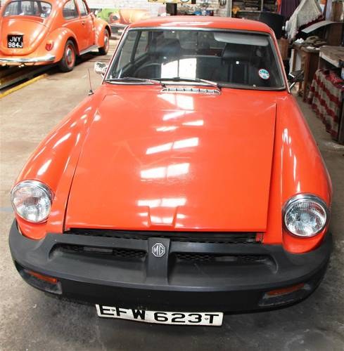 For Sale by Auction - 1978 MGB GT 1.8 For Sale by Auction