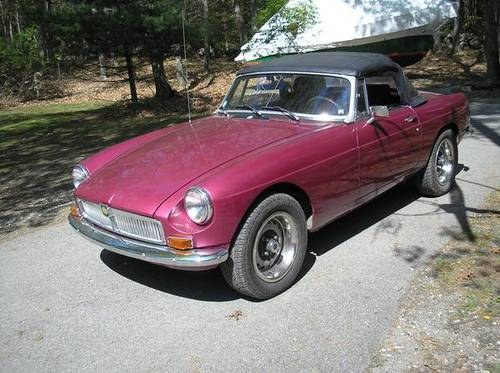 1970 MGB Custom Purple Paint and dash Solid LhD Fun driver  For Sale