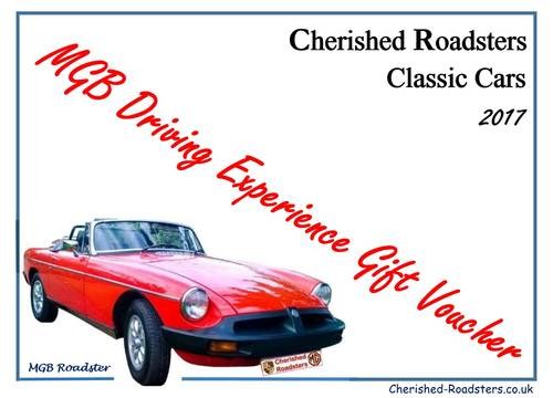 Make her smile! with MGB Experience Voucher For Sale
