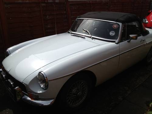 1972 WHITE MG B 1.8 ROADSTER For Sale
