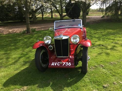 1935 MG PA AVC 736 For Sale  SOLD