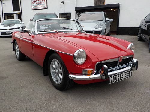 1978 MGB ROADSTER 1800 4 SPEED MANUAL WITH OVERDRIVE SOLD