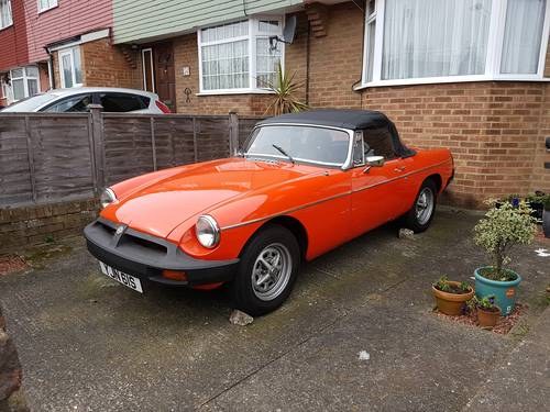 1978 MGB roadster Baby forces sale great condition In vendita