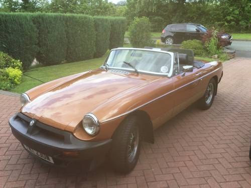 1981 Mgb 'LE' Roadster For Sale
