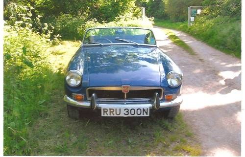 1974 Tax Exempt MGB Roadster. Lovely condition. For Sale