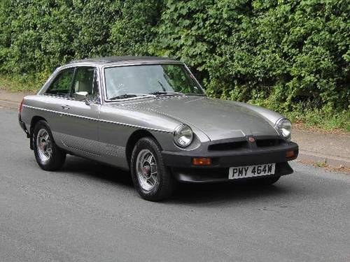 1981 MGB GT LE VENDUTO