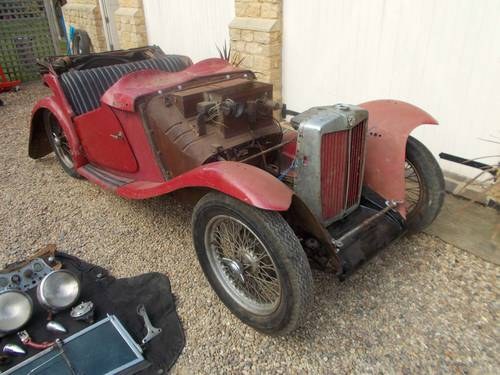 MG TC 1947 Restoration Project - Matching Numbers SOLD