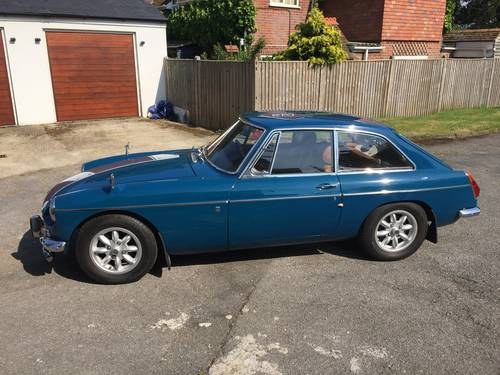 1971 Extremely low mileage MG B-GT for sale For Sale