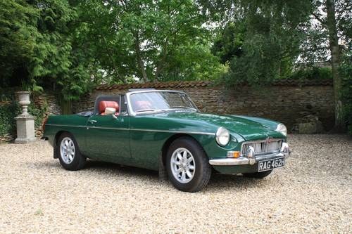 MGB Roadster British Racing Green (1970)  For Sale