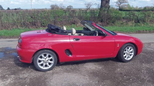 2001 MGF Solar Red. 1600cc For Sale