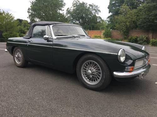 AUGUST AUCTION. 1969 MG B Roadster For Sale by Auction