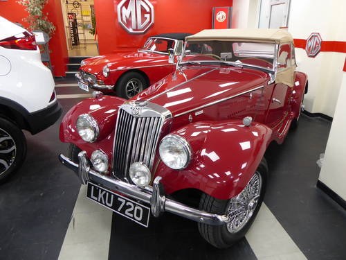 1955 MG TF 1500, UK CAR, RED VENDUTO