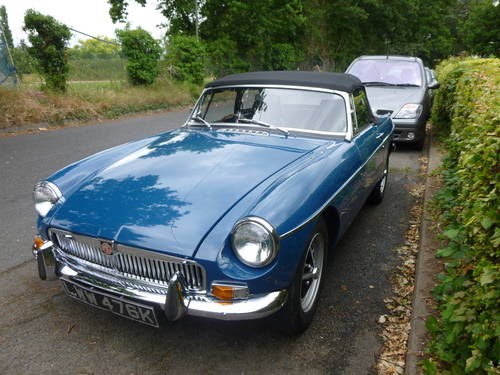 Very nice 1972 mgb roadster with overdrive SOLD