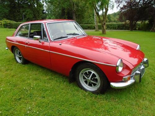 1970 MGB GT with Overdrive SOLD