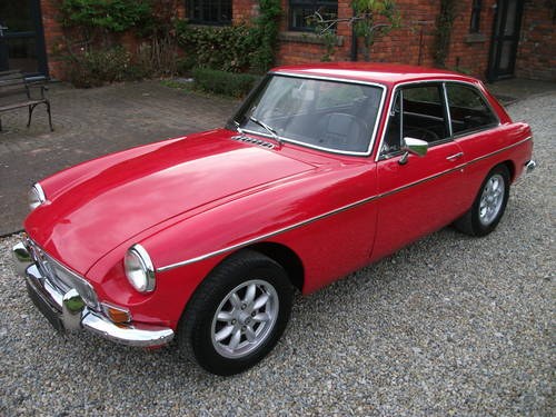 MGB GT, 1967, Chrome Bumpers, Tax Exempt,Overdrive For Sale