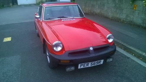1977 MGB GT with OverDrive  For Sale