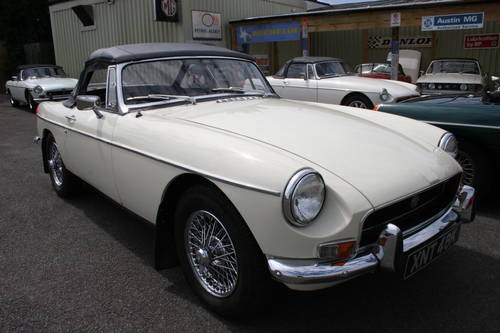 1971 MGB HERITAGE SHELL in old english white SOLD