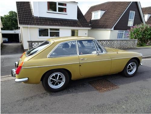 MGB GT 1974 with Overdrive. For Sale