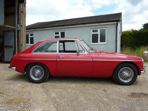 MG B GT, 1974, Red, Left Hand Drive SOLD